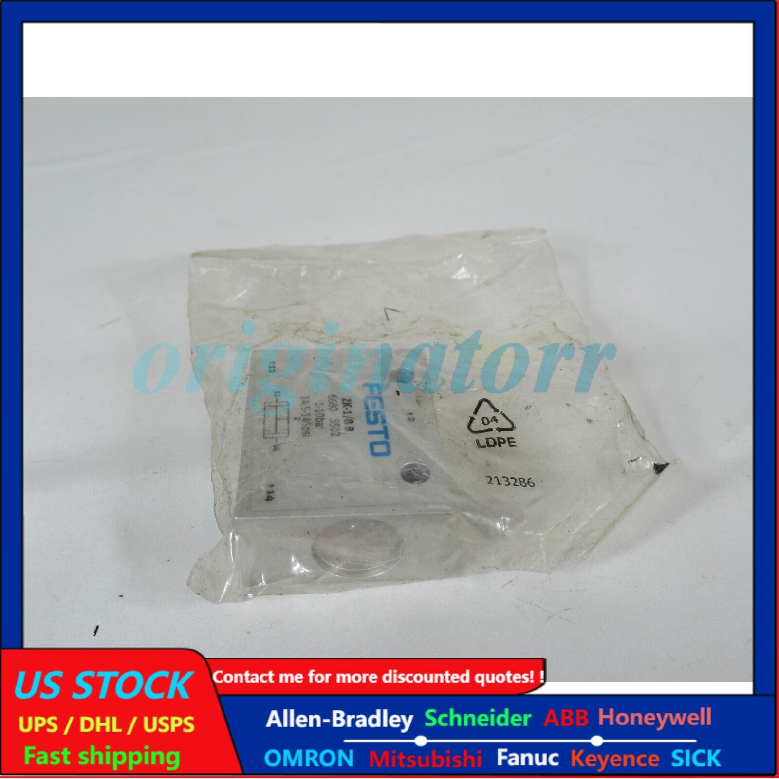 US FREE TAX New Festo ZK-1/8-B 6680 AND gate
