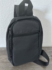 Black Small Sling Bag Adjustable Shoulder Str...