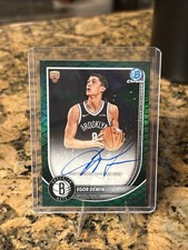 2026 Bowman Chrome Egor Dëmin Rookie  CARD Autograph Green Refractor SP Nets /99