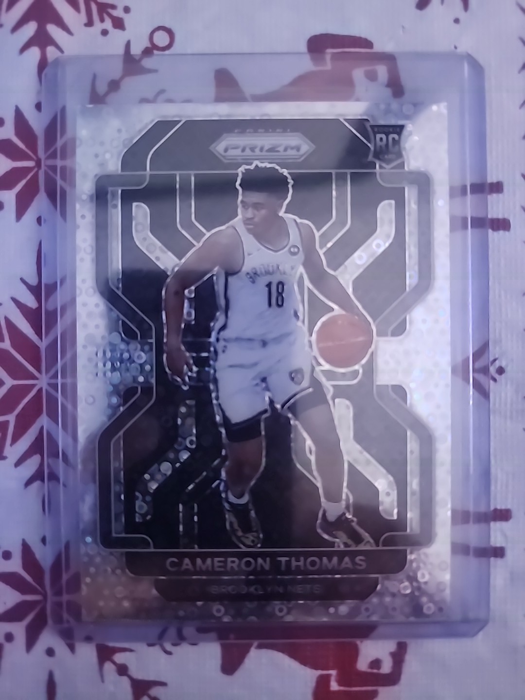 Cameron Thomas 2021-22 Panini Prizm Fast Break Brooklyn Nets Rookie #297
