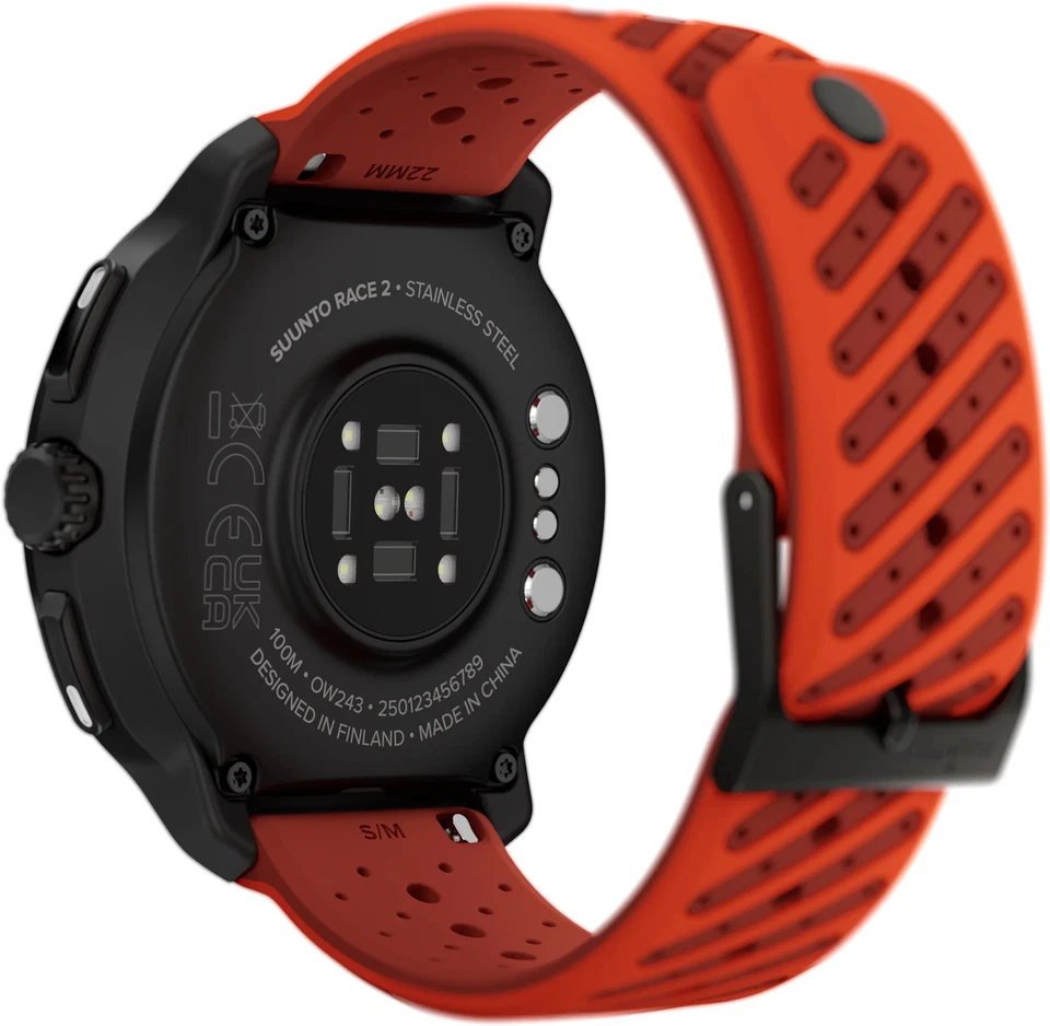 Suunto Race 2 GPS Sports Watch Orange Running Mens Womens - Image 2 of 4
