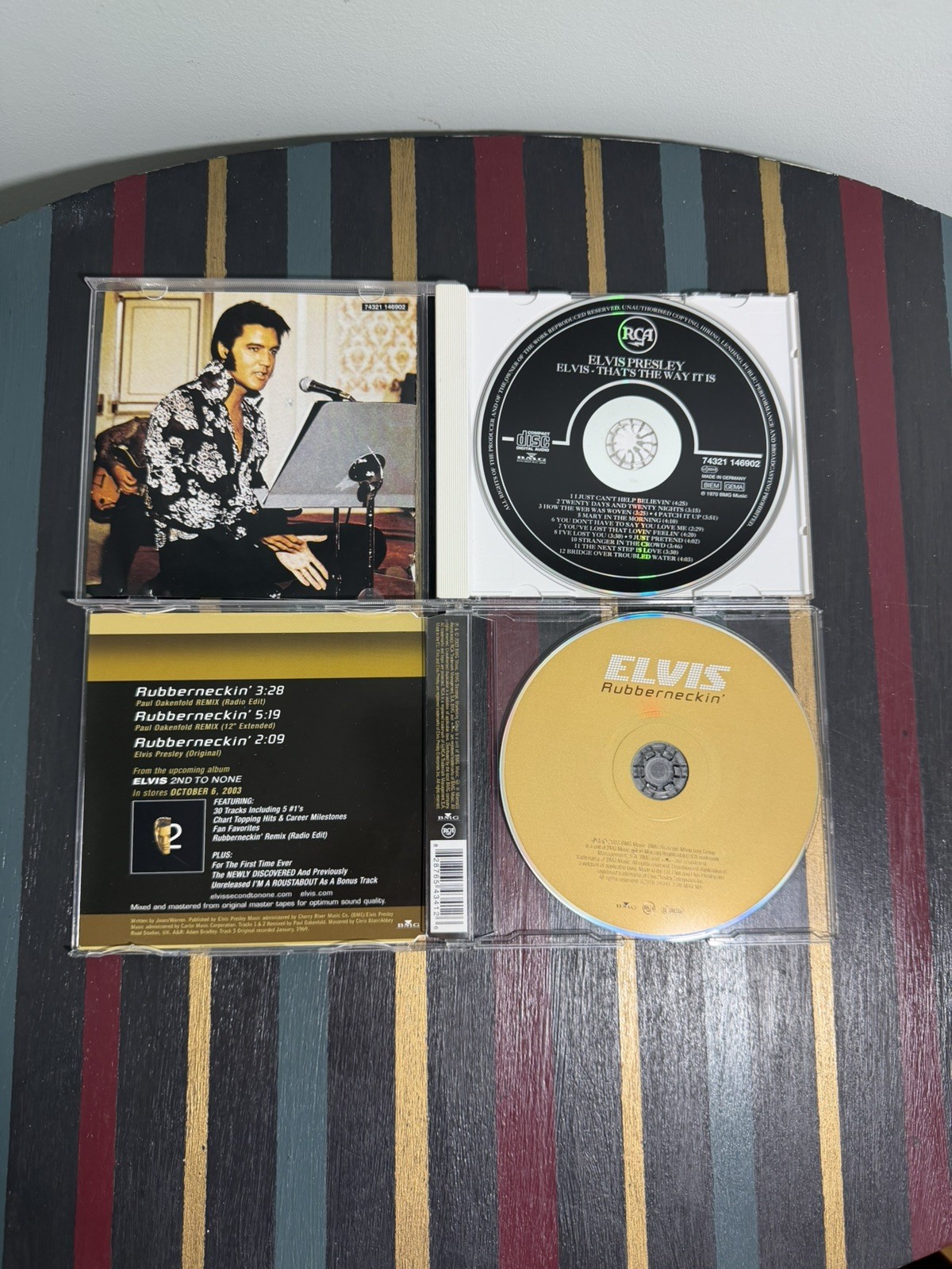 Elvis Presley Thats The Way It Is 2CD Bundle incl Rubberneckin Promo Yellow CD
