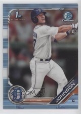2019 Bowman Draft Chrome Sky Blue Refractor Cooper Johnson #BDC-200 s3g