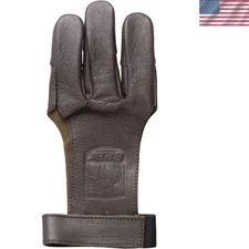 Leather 3 Finger Shooting Glove - Long-lasting Comfort for Traditional Archers