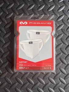 McDavid 3133 Athletic Supporter Swim-Run Small White Quick Dry Mesh