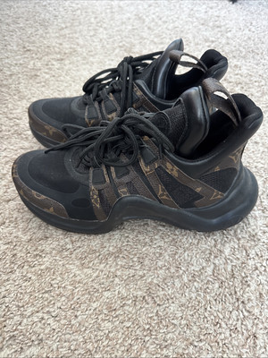 LOUIS VUITTON Archlight black LV monogram chunky sneakers EU41