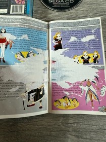 Lunar: Eternal Blue (Sega CD, 1995) Complete CIB W/REG CARD (Water Damage)