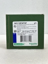 NEW Square D QO115PAFGF 15A 120V 1-Pole AFCI GFCI Dual Function Circuit Breaker