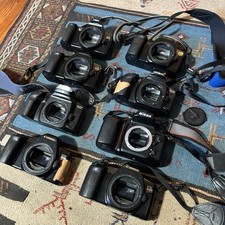 Lot Of 8 Film Camera Canon EOS Rebel XS Film Camera Body Only