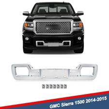 Front Bumper Valance Panel Skid Plate Chrome For 2014-2015 GMC Sierra 1500 USA 