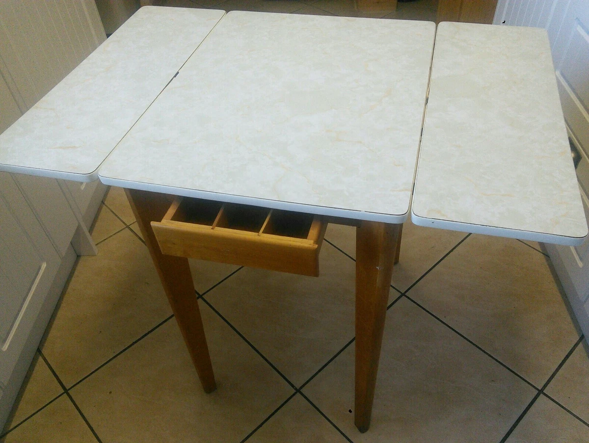 Vintage Retro Formica Kitchen Table Mid Century Modern