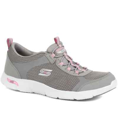 SKETCHERS Damen-Slipper Arch Fit Podologen-Design gepolsterte Zwischensohle Schuh UK3-8