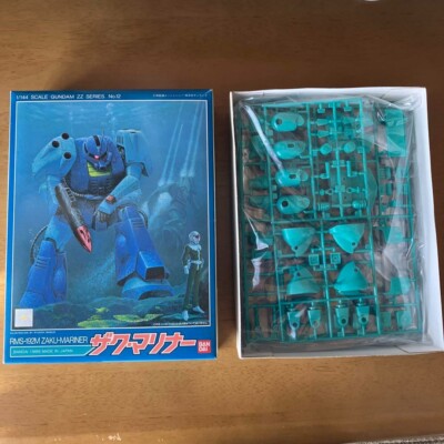 Bandai Model Kit Gundam Zaku Marine Type 1/144 1980, Boîte Non Ouverte, Vintage