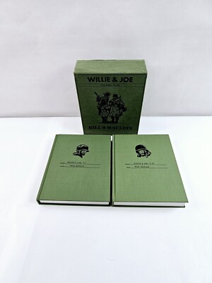 Willie & Joe: The World War II Years Bill Mauldin Book Set  1 & 2 Fantagraphics