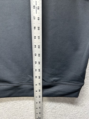 Peter Millar Stretch Loop Terry 1/4 Zip Vest Mens Size Large Black Pullover Golf - 第 6/11 張圖片