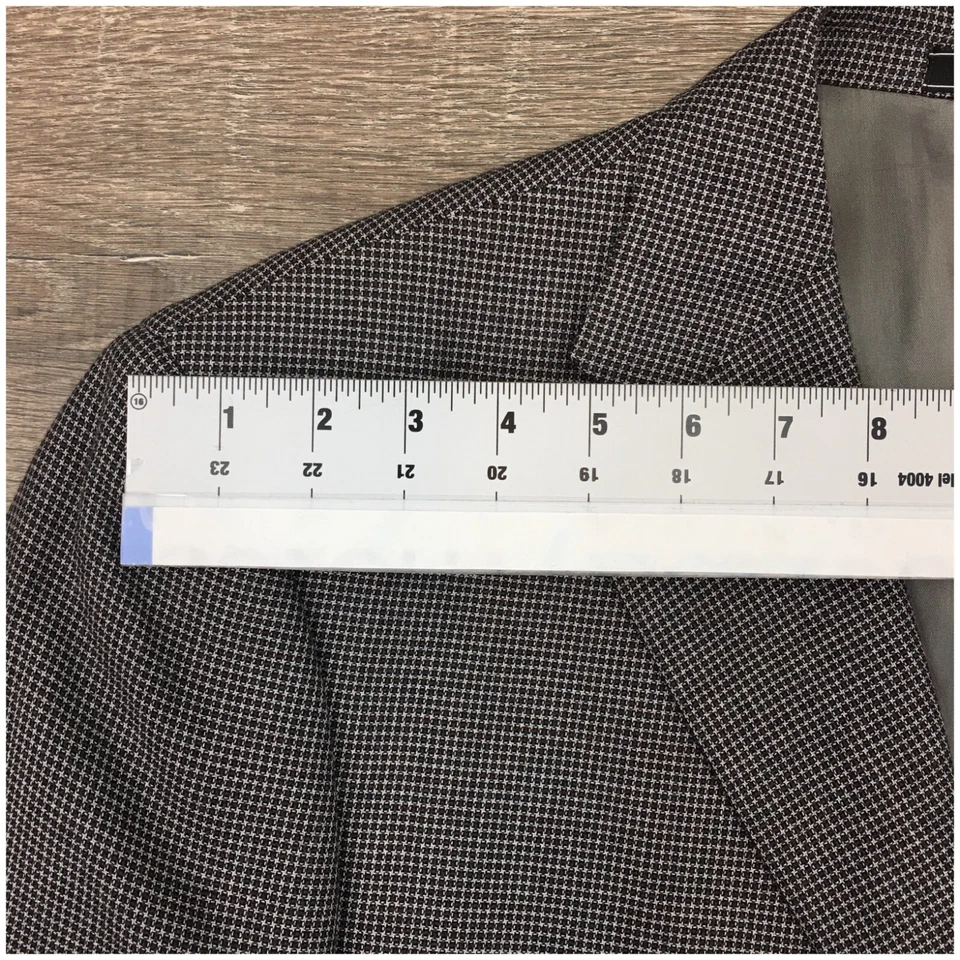 ARNOLD BRANT Hombres Blazer Abrigo Deportivo Chaqueta Informal Talla 44R Lana Bambú Traje Foto 4 de 4