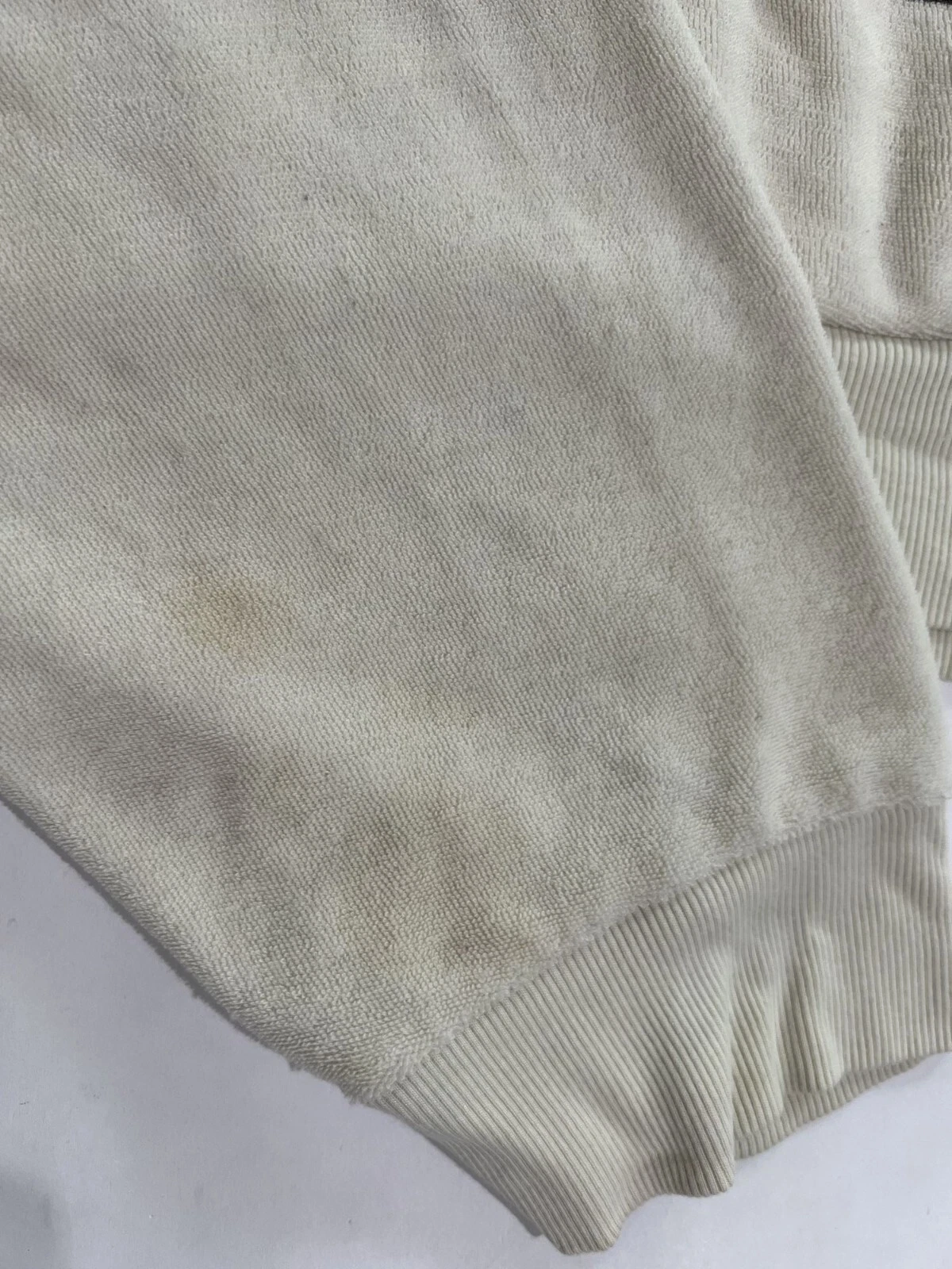 OFF WHITE Felpa con cappuccio ragazzo Lie Cream Puff colore avorio