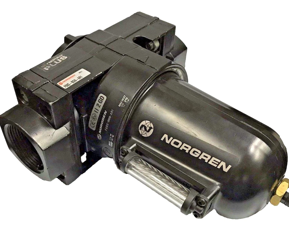 NORGREN  F68G Olympian Plus F68G-BGN-AR1 Compressed Air Filter G 1-1/2" Metal - Image 2 of 4