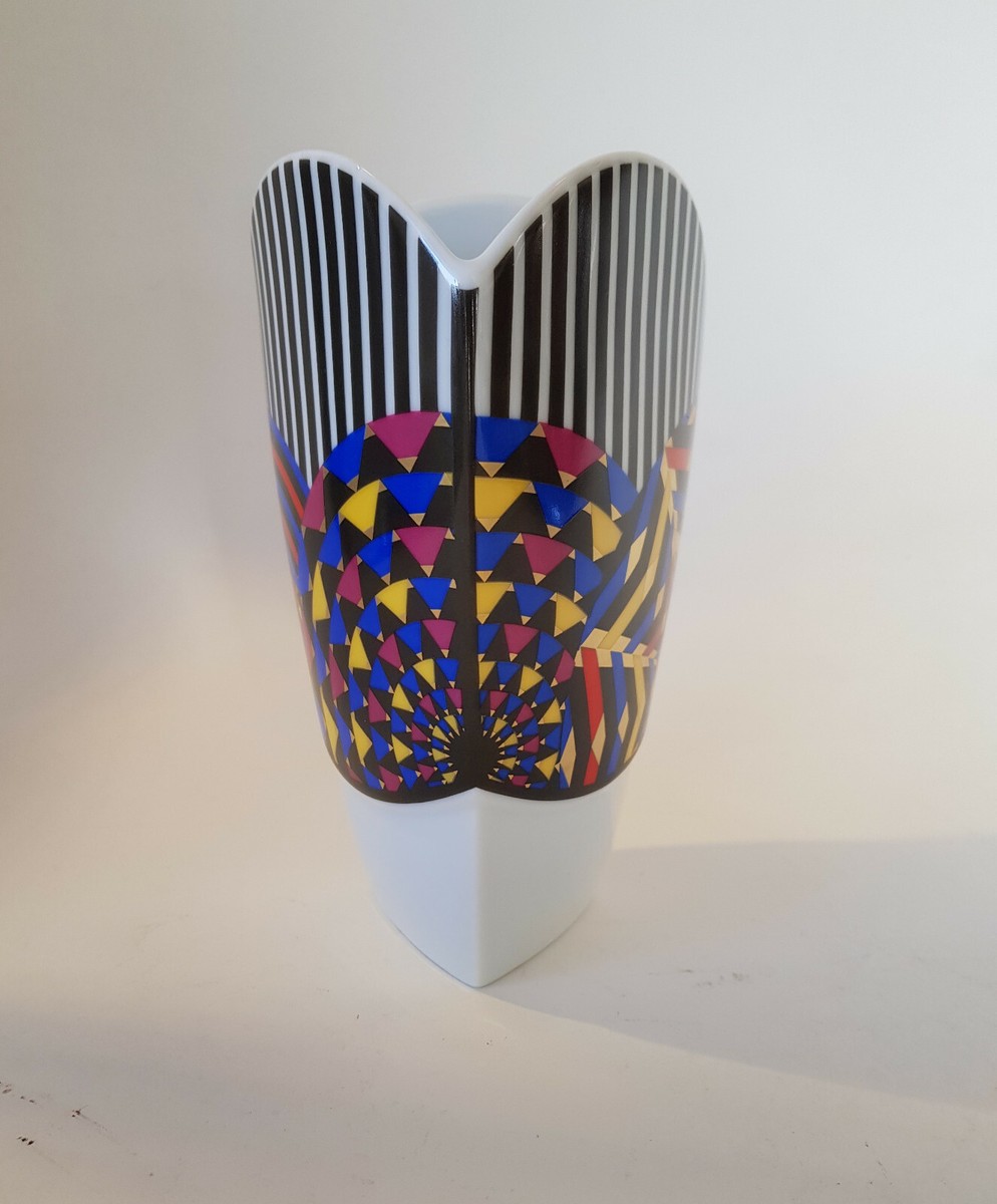 vintage Rosenthal Vase Jane Osborn Smith opart op art | eBay