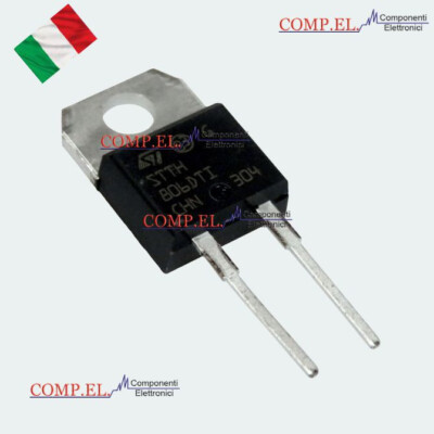 STTH806DTI Hyperfast-Diode 600V 8A TO-220AC 806DTI Original STMicroelectronics