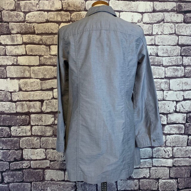 Chico's Light Weight Button Down Jacket Size M - image 7