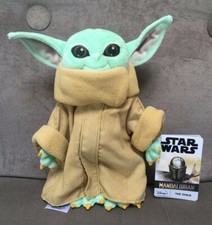 Disney Store Parks Star Wars Mandalorian Child Baby Yoda Grogu 11" Plush Figure