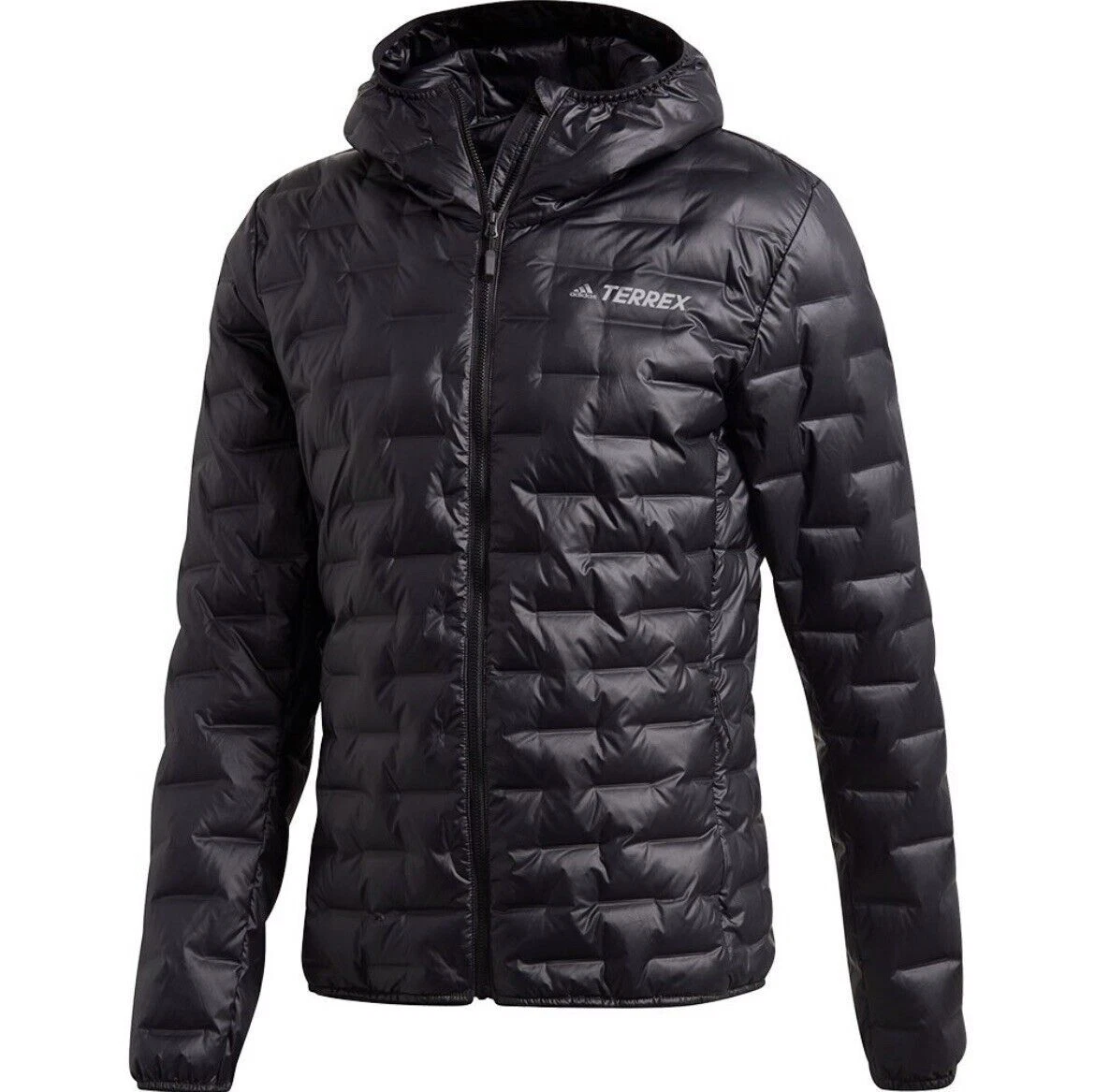 Adidas Terrex Women's Lite Down Hooded Puffer Jacket $165 Black White NEW CY8770
Opens in a new wind