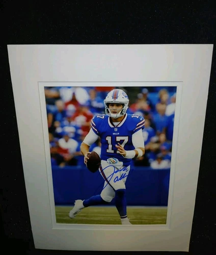 BUFFALO BILLS JOSH ALLEN MVP  8 X 10 SIGNED/AUTOGRAPHED PHOTO W/COA