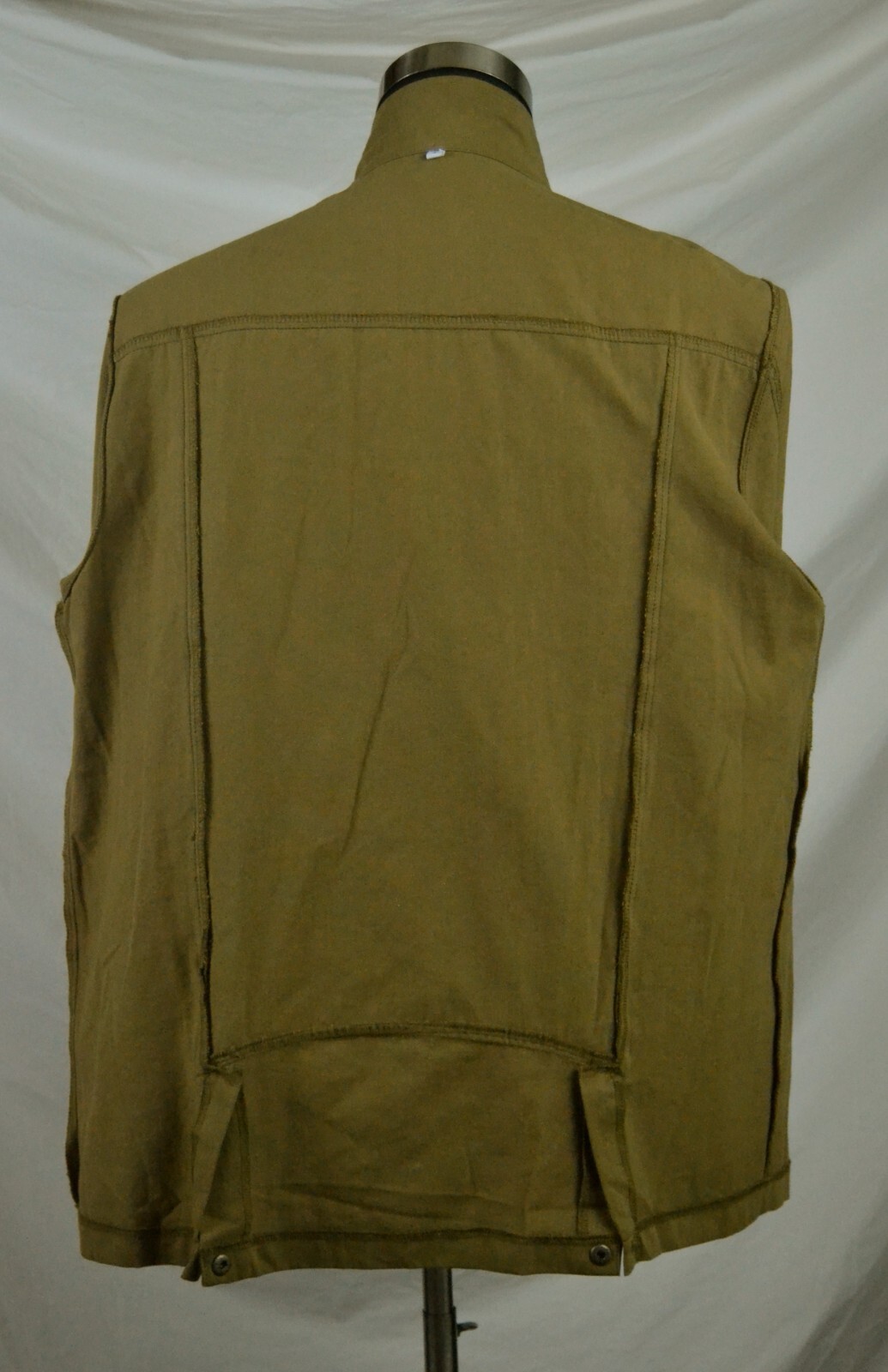 Unique Solid Tan/Olive Drab Unlined  Military Sty… - image 7
