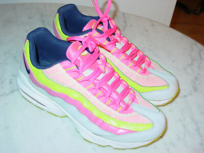 pink yellow green air max