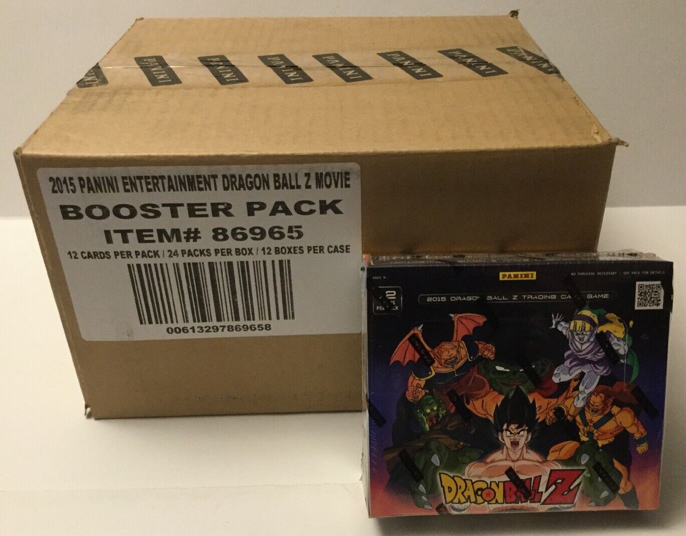  DBZ Dragonball Z 2015 Panini TCG Card Game - Movie Collection  Booster Box - 24 packs/12 Cards : Toys & Games