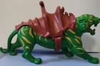 Vintage 1983 MOTU Battle Cat Green Tiger Figure He-Man Masters of the Universe
