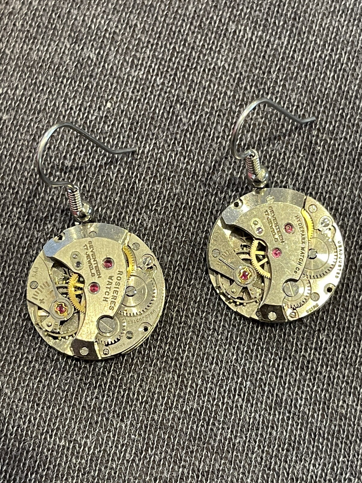 Steam Punk watch Earrings-image