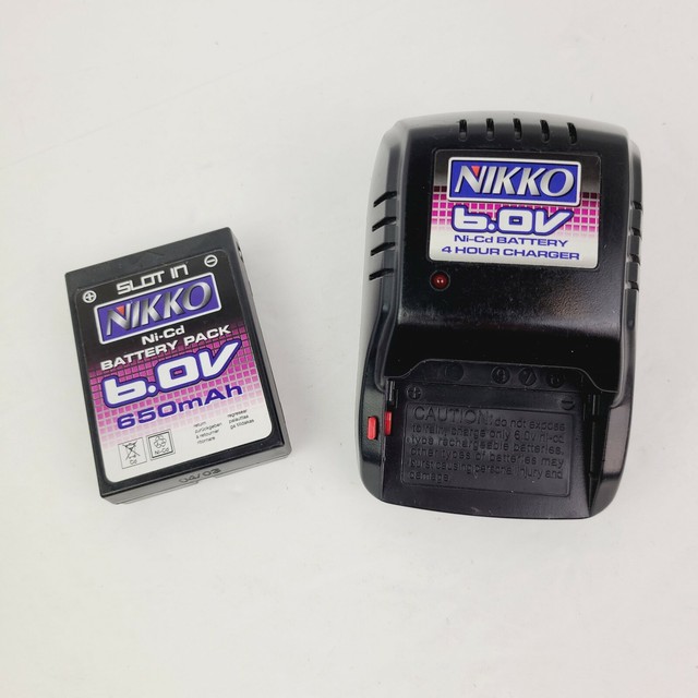 Genuine OEM Nikko 6v NiCd Rechargeable RC Remote Control Battery W 4 HR