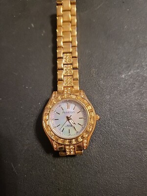 Armitron Now Ladies Rose Tone Gold Crystal Accented 75  display picture 1