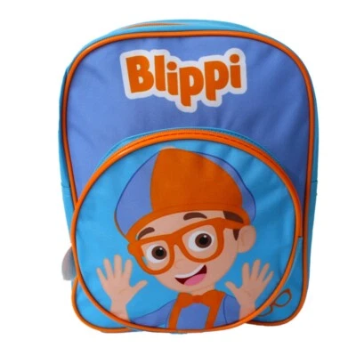 Blippi Backpack For Kids Boys Girls Round Pocket Arch Pre School Nursery Bag