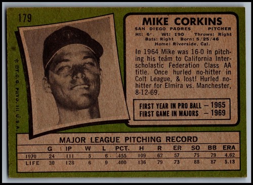 1971 Topps Baseball Cards 1-263 - You Pick - aaalvins - Picture 123 of 193