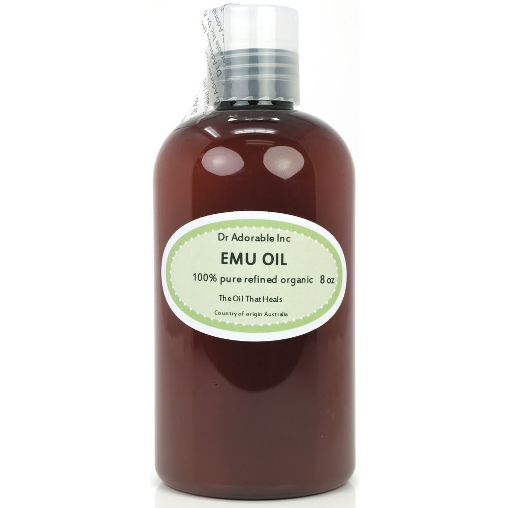 100% Pure Refined Emu Oil – Cosmetic Grade (2oz to Gallon) Organic