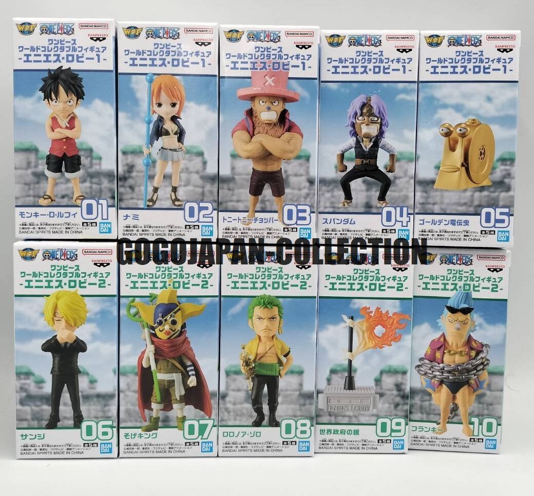 ONE PIECE WCF ENIES LOBBY 1 + 2 + LOG STORIES LUFFY & ROBIN | eBay