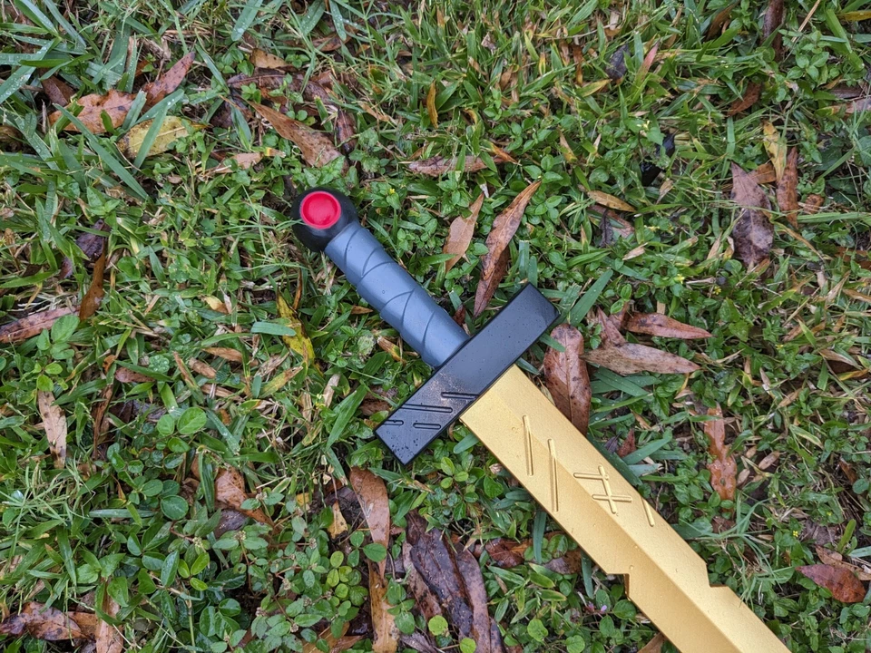 Espada Usada de Batalla de Finn Hora de Aventuras de Espuma de Poliuretano Foto 2 de 4