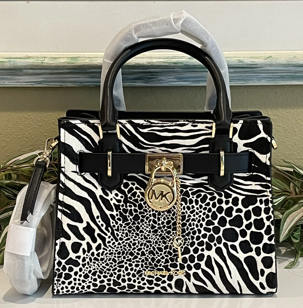 Black michael kors purse with lock online