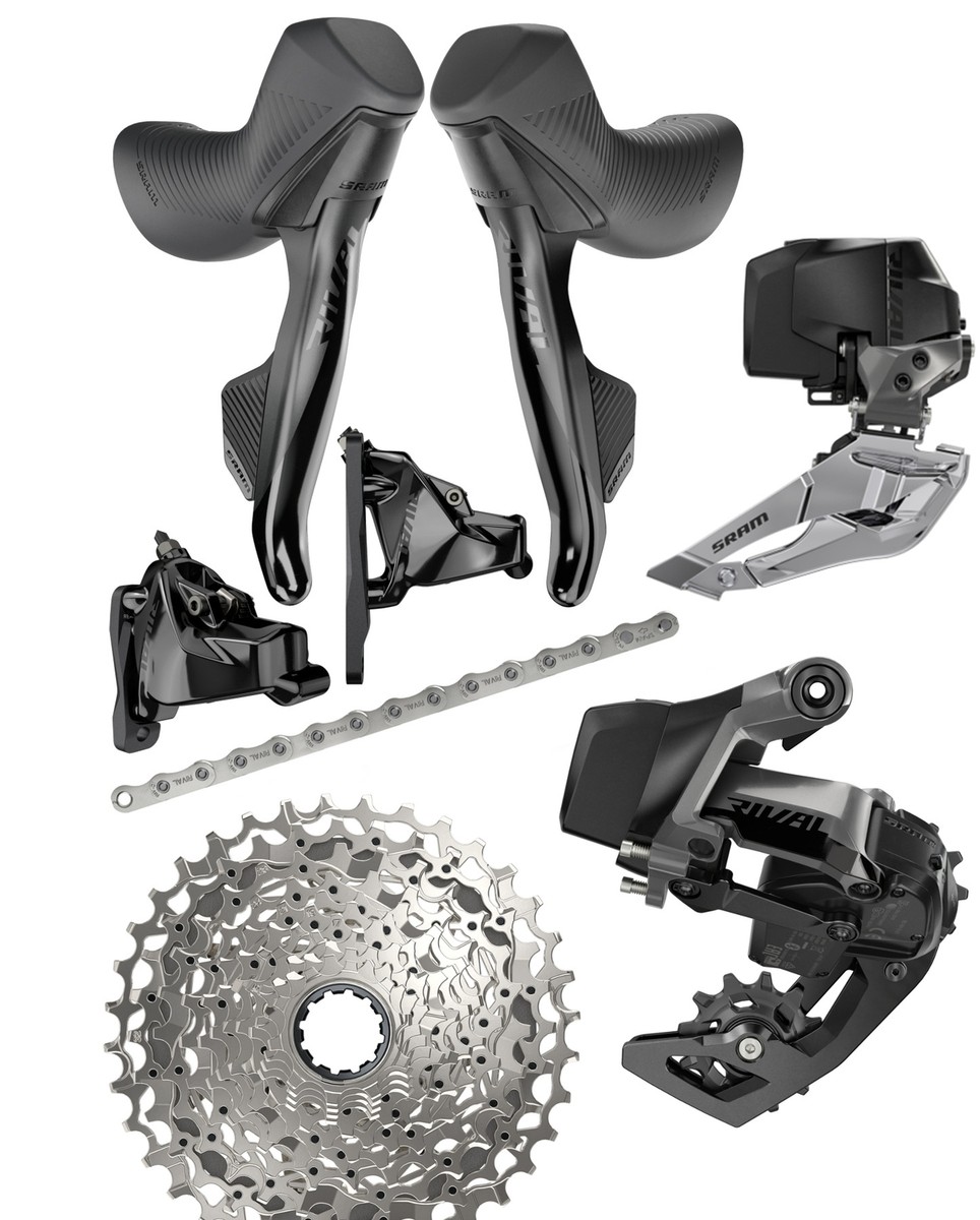 パーツ SRAM RIVAL eTap AXS Rear Derailleur 12s SRAM Rival eTap AXS Rear Derailleur - 12-Speed, Medium Cage
