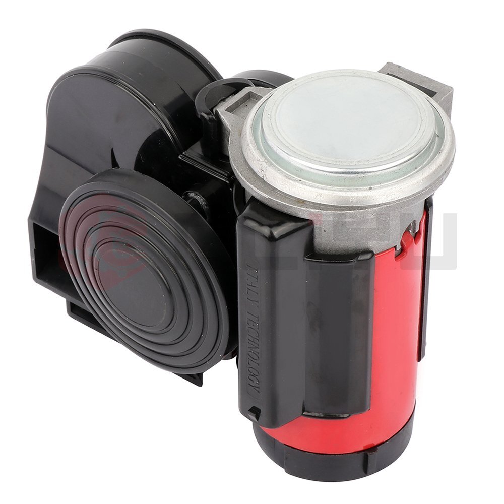 Electric Snail Air Horn For Motorcycle Car Truck Boat 12V Super Loud Dual Horn