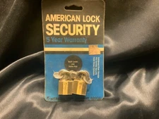 vintage American Lock Co. padlocks B20CC (2 locks keyed same 4 keys) NOS