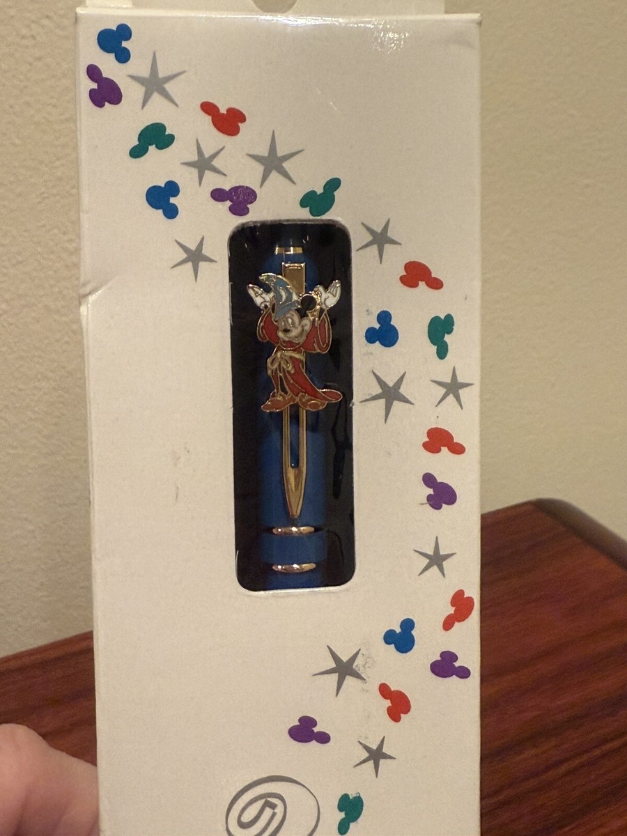 Vintage Walt Disney World 25th Anniversary Sorcerer Mickey Pen New