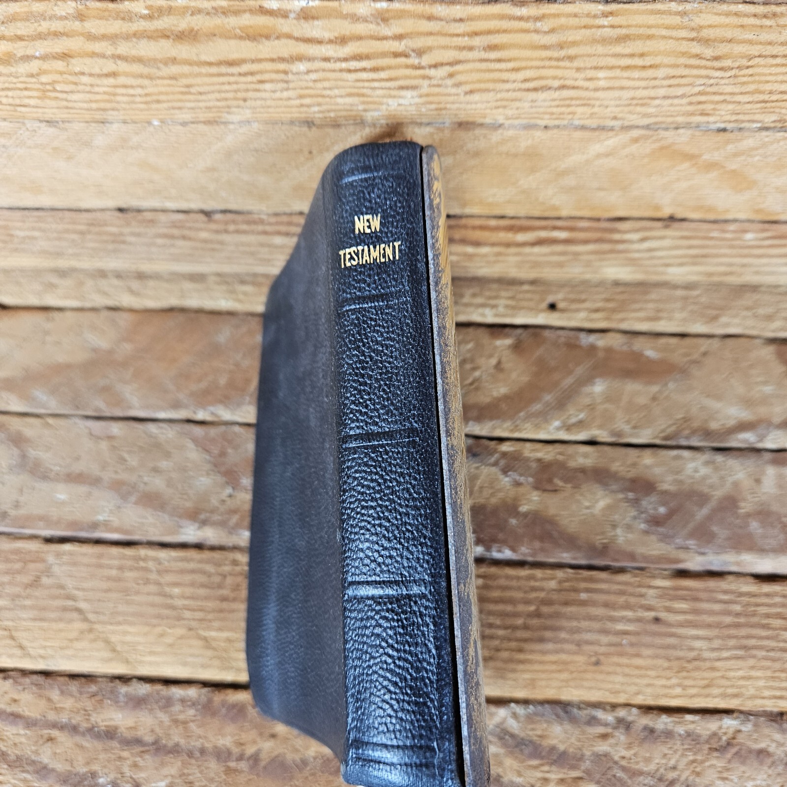 WW2 New Testament Heart Shield Bible, metal cover "To my loved one