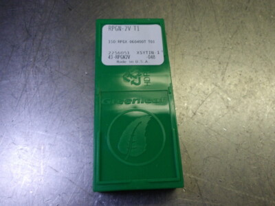 GreenLeaf Ceramic Inserts QTY10 RPGN-2V T1/RPGX-060400T T01 XSYTIN