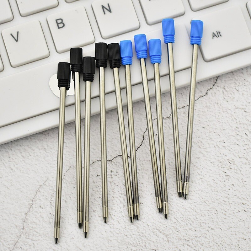 10 Black or Blue Ink Refills Compatible With Crystal Swarovski