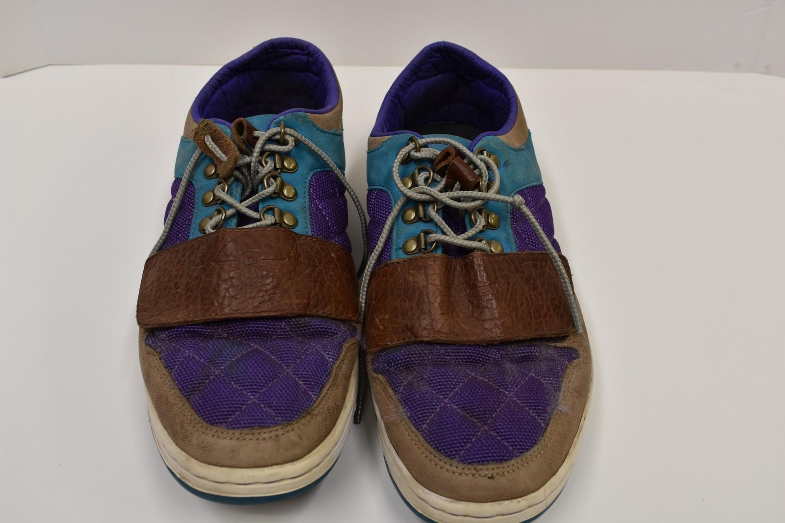 SAOLA Sneakers basse uomo Creative Recreation Cesario cr4lo21 taglia 10 marrone viola acqua