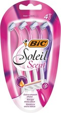 BIC Soleil Scent 3-Blade Lady Razor with Lubricating Strip for a Smooth shave an